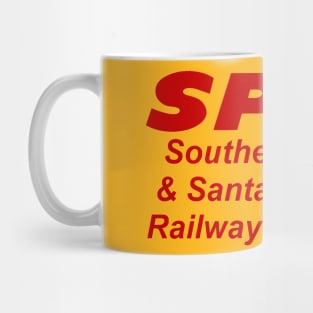 SPSF Red Lettering Logo Upper Left Chest T-Shirt Mug